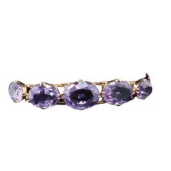 Bracelet Rétro Améthystes