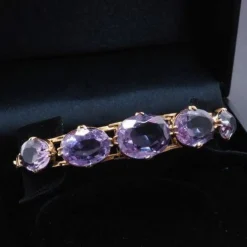 Bracelet Rétro Améthystes