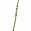 Bracelet rétro deux ors avec diamants certifié HRD