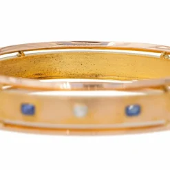 Bracelet Rétro Or jaune Diamant