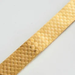 Bracelet ruban en or jaune à maille 