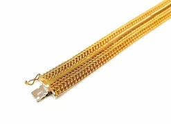 Bracelet ruban or jaune