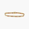 BRACELET RUBIS OR JAUNE