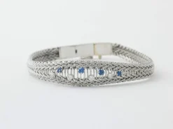 Bracelet saphirs diamants