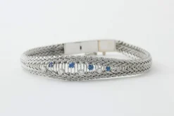 Bracelet saphirs diamants
