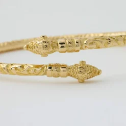 Bracelet serpent or jaune