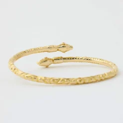 Bracelet serpent or jaune