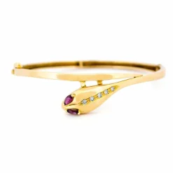Bracelet serpent Rubis Diamant