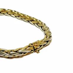Bracelet souple deux ors