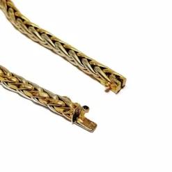 Bracelet souple deux ors