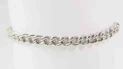 Bracelet souple en or blanc pavé de diamants
