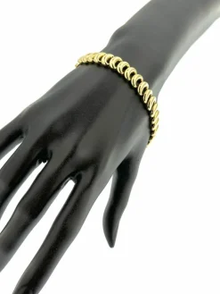 Bracelet souple en or jaune