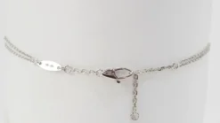 Bracelet souple or gris diamants
