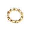 Bracelet style gourmette Or jaune Diamants