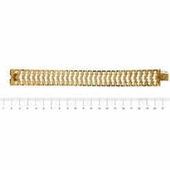 Bracelet Tank en or blanc