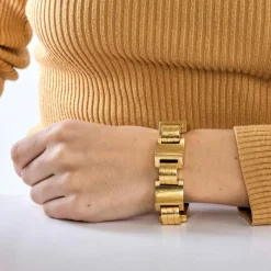 Bracelet Tank or jaune