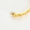 Bracelet tank or jaune diamants