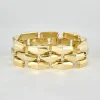 Bracelet Tank vintage 1940 or jaune