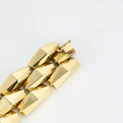 Bracelet Tank vintage 1940 or jaune