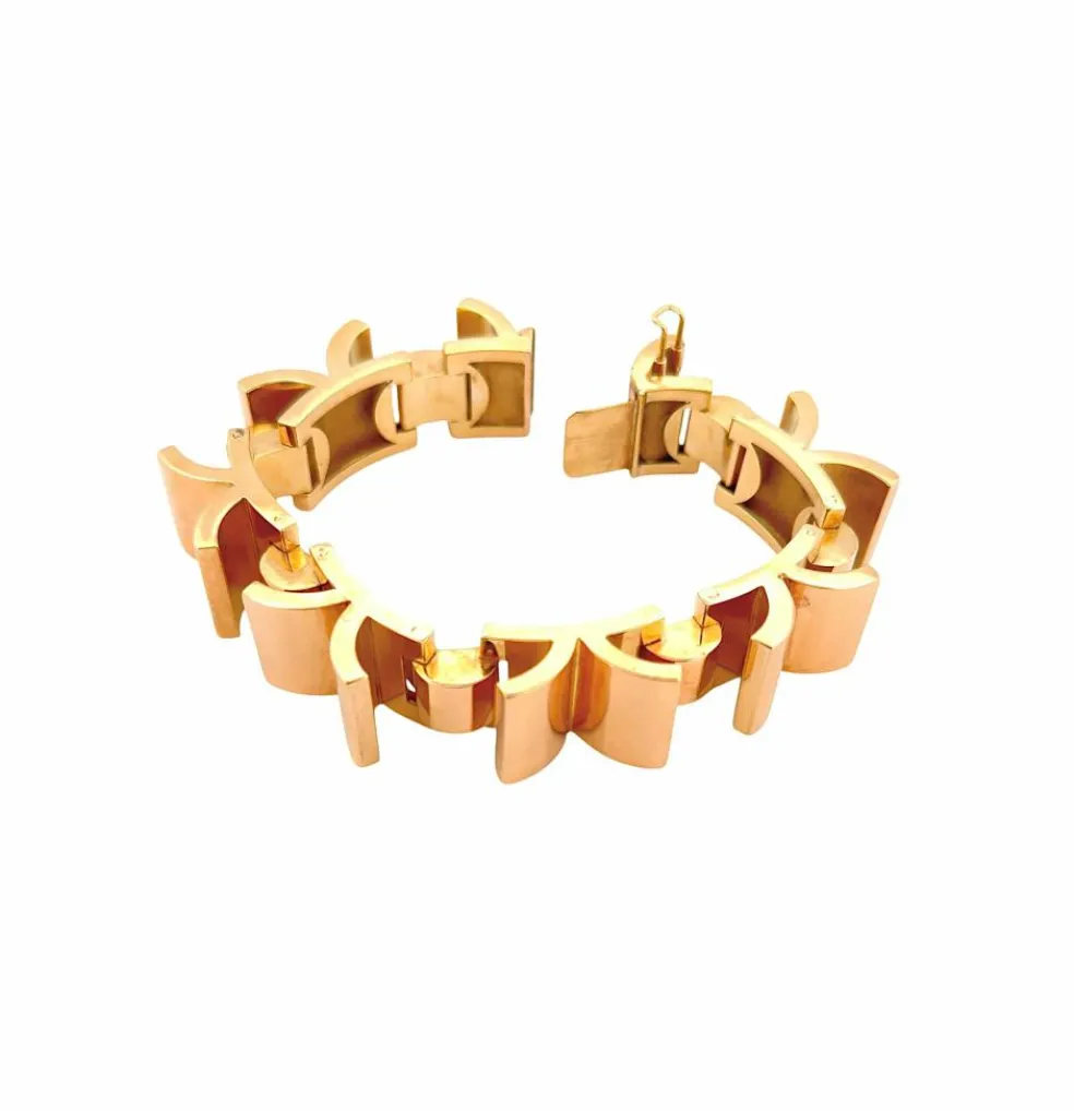 Bracelet Tank vintage ou jaune