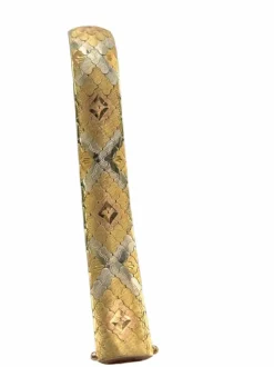 Bracelet tapis vintage en or jaune