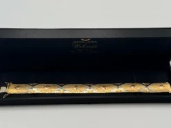 Bracelet tapis vintage en or jaune 18 carats