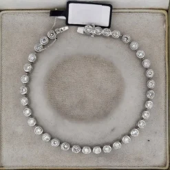 Bracelet « TENNIS » - Or blanc 18 carats