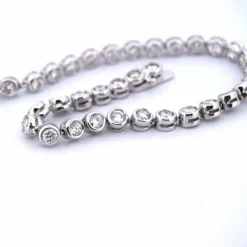 Bracelet « TENNIS » - Or blanc 18 carats