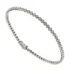 Bracelet tennis avec diamants de 2,76 ct