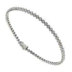 Bracelet tennis avec diamants de 2,76 ct