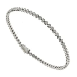 Bracelet tennis avec diamants de 2,76 ct