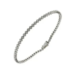Bracelet tennis avec diamants de 2,76 ct