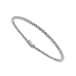 Bracelet tennis avec diamants de 2,76 ct