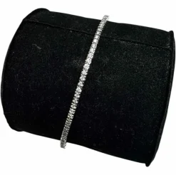 Bracelet Tennis Diamants 1.86ct – Or blanc 18K – 8.2g