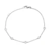 Bracelet Tennis Diamants 0.11ct Or Blanc