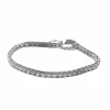 Bracelet Tennis diamants 6,01 ct or blanc