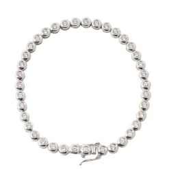 Bracelet tennis diamants 3.40ct