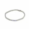 Bracelet Tennis Diamants Or Blanc
