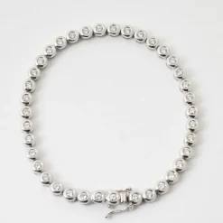 Bracelet tennis diamants 3.40ct