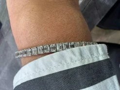 Bracelet Tennis Diamants Platine