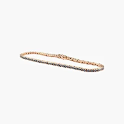 Bracelet Tennis Diamants noirs
