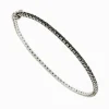 Bracelet tennis en diamant noir de 1,58 ct