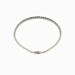 Bracelet tennis en diamant noir de 1,58 ct