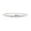 Bracelet tennis en or blanc 2,96 ct