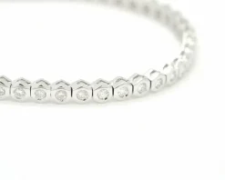 Bracelet tennis en or blanc 2,30 ct