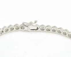 Bracelet tennis en or blanc 2,30 ct