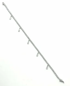 Bracelet tennis en or blanc ct. 1,66 au total