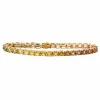 Bracelet Tennis en or jaune et saphirs