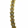 Bracelet tennis en or jaune certifié HRD avec diamants naturel