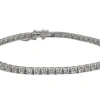 Bracelet Tennis Or Blanc Diamants